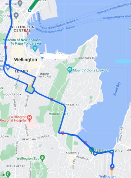 Wellington Regional Stadium Clean Transport Routes